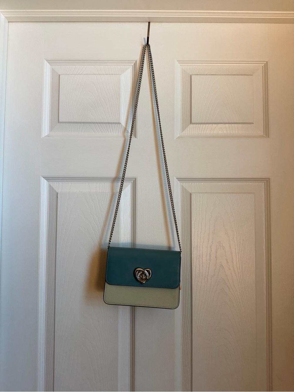 Coach Bowery Heart-Lock Crossbody Bag